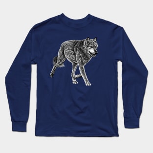 European wolf Long Sleeve T-Shirt